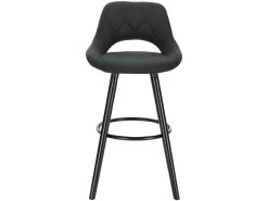 Lot De 2 Tabourets De Bar En Revêtement Tissu Avec Pieds En Bois Anthracite 19_0000563 -Vous savez quand c'est un magasin de meubles. tabouret haut 11220767