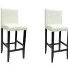 Lot De Deux Tabourets De Bar Design Chaise Siège Cuir Artificiel Blanc 1202148 -Vous savez quand c'est un magasin de meubles. tabouret haut 11220809