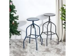 Lot De 2 Tabourets De Bar Design BOONE BLUE -Vous savez quand c'est un magasin de meubles. tabouret haut 11222775
