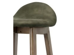 JUDE - Tabouret De Bar Vintage Army Et Bois Teinté Noyer(x2) -Vous savez quand c'est un magasin de meubles. tabouret haut 11546949