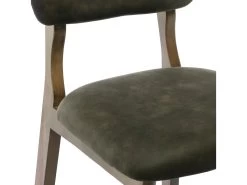 CLIFF - Chaise De Bar Vintage Army Et Bois Teinté Noyer(x2) -Vous savez quand c'est un magasin de meubles. tabouret haut 11572229