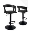 Lot De 2 Tabourets De Bar Design Avec Accoudoirs AYO (noir Intégral) 2 Lot De 2 Tabourets De Bar Design Avec Accoudoirs AYO (noir Intégral) -Vous savez quand c'est un magasin de meubles. tabouret haut 12438803