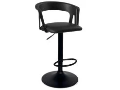 Lot De 2 Tabourets De Bar Design Avec Accoudoirs AYO (noir Intégral) -Vous savez quand c'est un magasin de meubles. tabouret haut 12438807