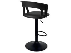 Lot De 2 Tabourets De Bar Design Avec Accoudoirs AYO (noir Intégral) -Vous savez quand c'est un magasin de meubles. tabouret haut 12438811