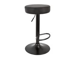 SMIDO - Lot De 2 Tabourets Réglables Simili Noir 9 SMIDO - Lot De 2 Tabourets Réglables Simili Noir -Vous savez quand c'est un magasin de meubles. tabouret haut 12600327