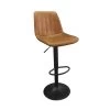 Tabouret De Bar Style Vintage Coloris Cognac. Collection BELFAST. -Vous savez quand c'est un magasin de meubles. tabouret haut 12988009