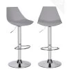 KAYELLES Lot De 2 Tabourets Design Contemporain SONO (Gris) -Vous savez quand c'est un magasin de meubles. tabouret haut 13182205