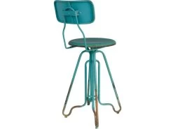Ovid - Tabouret De Bar En Métal 61cm - Couleur - Turquoise 15 Ovid - Tabouret De Bar En Métal 61cm - Couleur - Turquoise -Vous savez quand c'est un magasin de meubles. tabouret haut 13305697