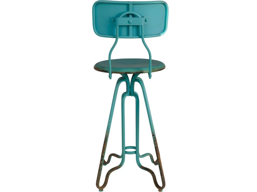Ovid - Tabouret De Bar En Métal 61cm - Couleur - Turquoise 7 Ovid - Tabouret De Bar En Métal 61cm - Couleur - Turquoise – Image 5