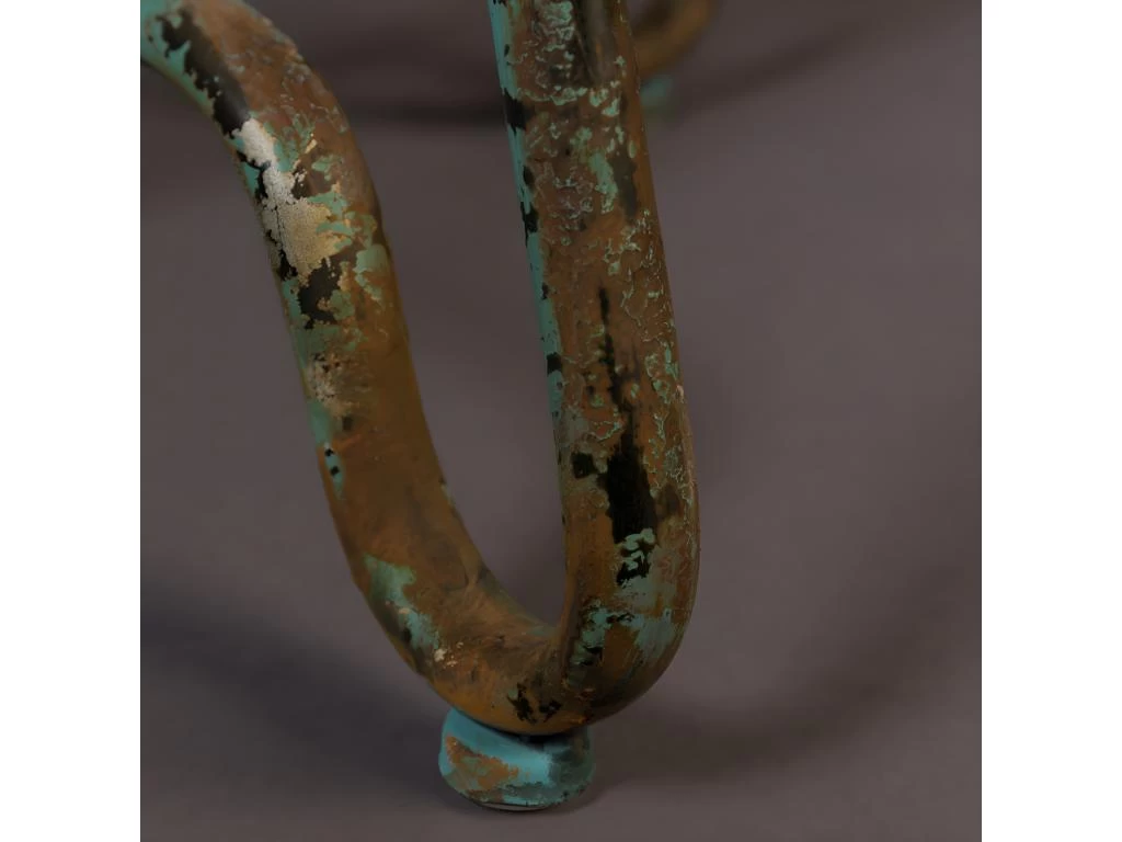 Ovid - Tabouret De Bar En Métal 61cm - Couleur - Turquoise 12 Ovid - Tabouret De Bar En Métal 61cm - Couleur - Turquoise – Image 10