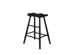 Vander - Tabouret De Bar En Bois 65,5cm - Couleur - Noir 12 Vander - Tabouret De Bar En Bois 65,5cm - Couleur - Noir -Vous savez quand c'est un magasin de meubles. tabouret haut 13305989