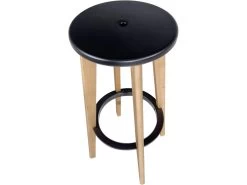 Lot De 2 Tabourets De Bar Scandinaves Bois De Hêtre KIBI (noir) -Vous savez quand c'est un magasin de meubles. tabouret haut 13490041