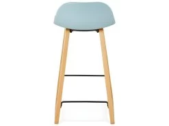 Tabouret De Bar Design "Toki" 87cm Bleu & Naturel -Vous savez quand c'est un magasin de meubles. tabouret haut 14127721