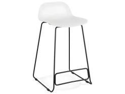 Tabouret De Bar "Blitz" 85cm Blanc & Noir