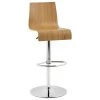 Tabouret De Bar Design "Zebra" 107cm Naturel