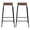 Lot De 2 Tabourets De Bar "Wetumpka" 69cm Noir -Vous savez quand c'est un magasin de meubles. tabouret haut 14128007