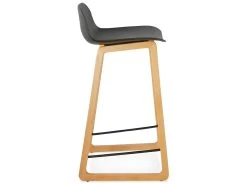 Tabouret De Bar Design "Toki" 87cm Noir & Naturel 9 Tabouret De Bar Design "Toki" 87cm Noir & Naturel -Vous savez quand c'est un magasin de meubles. tabouret haut 14128365