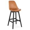 Tabouret De Bar Design "Dalia" 114cm Marron & Noir -Vous savez quand c'est un magasin de meubles. tabouret haut 14128481