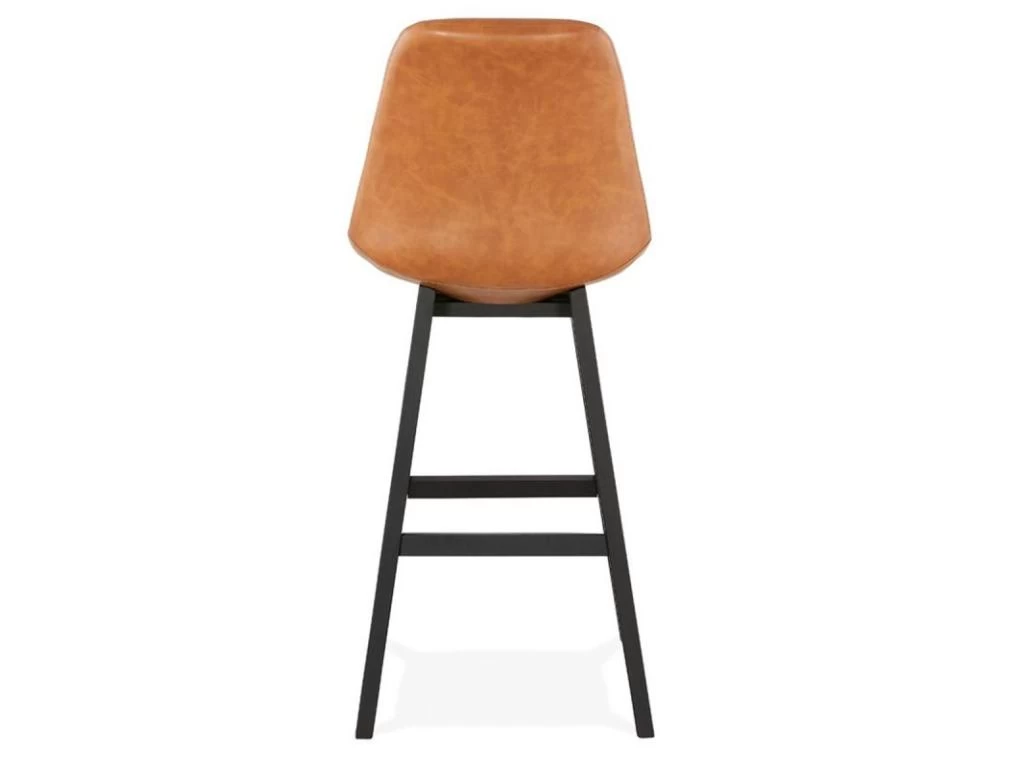 Tabouret De Bar Design "Dalia" 114cm Marron & Noir 7 Tabouret De Bar Design "Dalia" 114cm Marron & Noir – Image 5