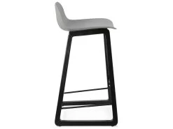 Tabouret De Bar Design "Toki" 87cm Gris & Noir -Vous savez quand c'est un magasin de meubles. tabouret haut 14129031