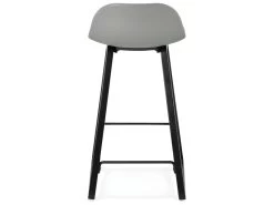 Tabouret De Bar Design "Toki" 87cm Gris & Noir -Vous savez quand c'est un magasin de meubles. tabouret haut 14129035