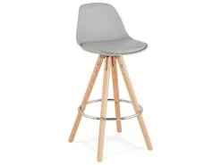 Tabouret De Bar "Bjarki" 85cm Gris