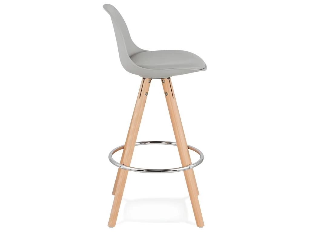 Tabouret De Bar "Bjarki" 85cm Gris 4 Tabouret De Bar "Bjarki" 85cm Gris – Image 2