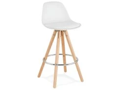 Tabouret De Bar "Bjarki" 85cm Blanc