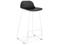 Tabouret De Bar "Blitz" 95cm Noir & Blanc