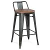Tabouret De Bar Design "Kary" 84cm Noir -Vous savez quand c'est un magasin de meubles. tabouret haut 14129767