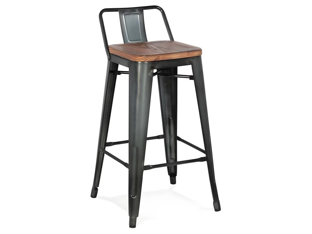 Tabouret De Bar Design "Kary" 84cm Noir 3 Tabouret De Bar Design "Kary" 84cm Noir