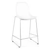 Tabouret De Bar "Zeland" 101cm Blanc & Chromé 2 Tabouret De Bar "Zeland" 101cm Blanc & Chromé -Vous savez quand c'est un magasin de meubles. tabouret haut 14129837