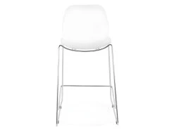 Tabouret De Bar "Zeland" 101cm Blanc & Chromé 11 Tabouret De Bar "Zeland" 101cm Blanc & Chromé -Vous savez quand c'est un magasin de meubles. tabouret haut 14129845
