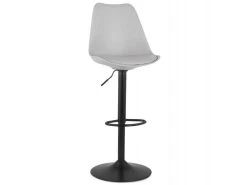 Tabouret De Bar Design "Matrioka" 123cm Gris & Noir