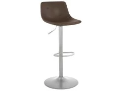 Tabouret De Bar Design "Bakanba" 105cm Marron Foncé