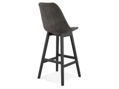 Tabouret De Bar Design "Vars" 113cm Gris & Noir -Vous savez quand c'est un magasin de meubles. tabouret haut 14130663