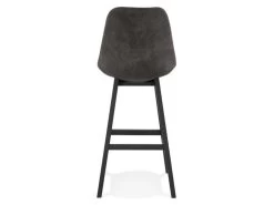 Tabouret De Bar Design "Vars" 113cm Gris & Noir -Vous savez quand c'est un magasin de meubles. tabouret haut 14130665