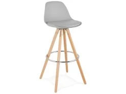 Tabouret De Bar "Bjarki" 95cm Gris