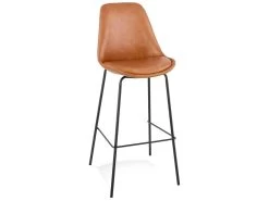Tabouret De Bar Design "Sherla" 115cm Marron