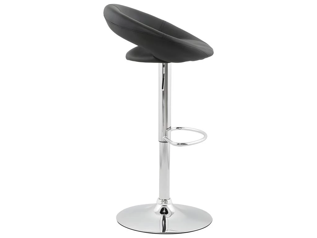 Tabouret De Bar Design "City" 100cm Noir 4 Tabouret De Bar Design "City" 100cm Noir – Image 2