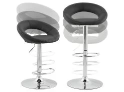 Tabouret De Bar Design "City" 100cm Noir 11 Tabouret De Bar Design "City" 100cm Noir -Vous savez quand c'est un magasin de meubles. tabouret haut 14131573