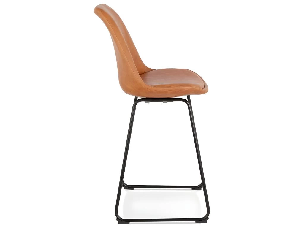 Tabouret De Bar Design "Ambroise" 109cm Marron 5 Tabouret De Bar Design "Ambroise" 109cm Marron – Image 3