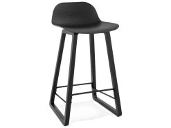Tabouret De Bar Design "Toki" 87cm Noir