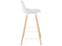 Tabouret De Bar Design "Grano" 99cm Blanc -Vous savez quand c'est un magasin de meubles. tabouret haut 14132827
