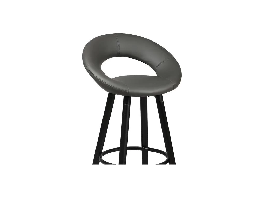 Duo De Tabourets De Bar Gris - POP 4 Duo De Tabourets De Bar Gris - POP – Image 2