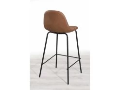 AUGUSTIN - Lot De 2 Tabourets De Bar John Marron Hauteur D'assise 65cm -Vous savez quand c'est un magasin de meubles. tabouret haut 14666985