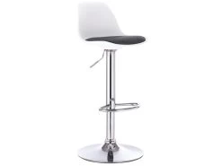 KAYELLES Lot De 2 Tabourets De Bar Design Réglable Pivotant SIG (Blanc-noir) 10 KAYELLES Lot De 2 Tabourets De Bar Design Réglable Pivotant SIG (Blanc-noir) -Vous savez quand c'est un magasin de meubles. tabouret haut 14723241