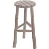 Tabouret Rond Bois Blanc Medium Balmoral Park -Vous savez quand c'est un magasin de meubles. tabouret haut 14792503