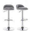 KAYELLES Lot De 2 Tabourets De Bar Et Cuisine Design SATI (Gris) -Vous savez quand c'est un magasin de meubles. tabouret haut 15767495