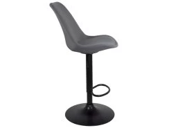 Lot De 2 Chaises De Bar Grises Velours Design SOSA (gris) -Vous savez quand c'est un magasin de meubles. tabouret haut 17615593